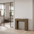 Uitschuifbare console tot 181 cm in melaminepanelen gemaakt in Italië - Drago Viadurini