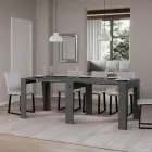 Uitschuifbare console tot 211 cm in melamine in essentie Made in Italy - Incantesimo Viadurini