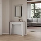 Uitschuifbare console tot 211 cm in melamine in essentie Made in Italy - Incantesimo Viadurini