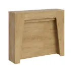 Uitschuifbare console tot 211 cm in melamine in essentie Made in Italy - Incantesimo Viadurini