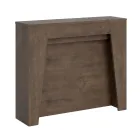 Uitschuifbare console tot 211 cm in melamine in essentie Made in Italy - Incantesimo Viadurini