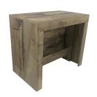 Console Uitschuifbaar tot 300 cm vanaf de ingang of woonkamer in hout - Katharina Viadurini