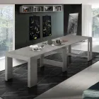 Console Uitschuifbaar tot 300 cm vanaf de ingang of woonkamer in hout - Katharina Viadurini