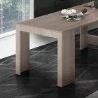 Console Uitschuifbaar tot 300 cm vanaf de ingang of woonkamer in hout - Katharina Viadurini