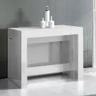 Console Uitschuifbaar tot 300 cm vanaf de ingang of woonkamer in hout - Katharina Viadurini