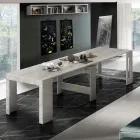 Console Uitschuifbaar tot 300 cm vanaf de ingang of woonkamer in hout - Katharina Viadurini