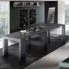 Console Uitschuifbaar tot 300 cm vanaf de ingang of woonkamer in hout - Katharina Viadurini