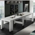 Console Uitschuifbaar tot 300 cm vanaf de ingang of woonkamer in hout - Katharina Viadurini