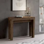 Uitschuifbare console tot 300 cm in hout Made in Italy - Troon Viadurini