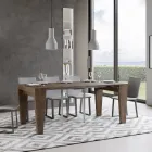 Uitschuifbare console tot 300 cm in hout Made in Italy - Troon Viadurini