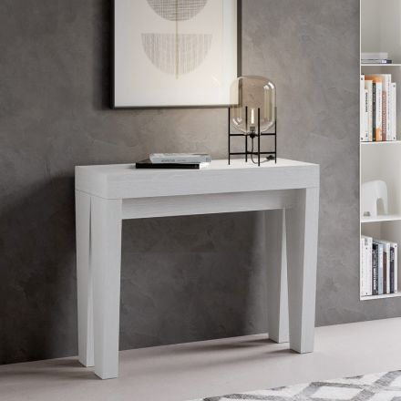 Uitschuifbare console tot 300 cm in hout Made in Italy - Troon Viadurini