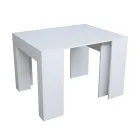 Uitschuifbare console tot 307 cm in houten microdeeltjes gemaakt in Italië - Corona Viadurini