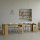 Uitschuifbare console tot 308 cm met centrale steun Made in Italy - Oracle Viadurini