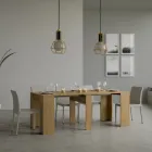 Uitschuifbare console tot 308 cm met centrale steun Made in Italy - Oracle Viadurini