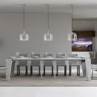 Uitschuifbare console verkrijgbaar in 2 verschillende maten Made in Italy - Grifone Viadurini