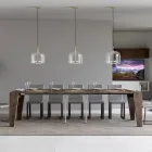 Uitschuifbare console verkrijgbaar in 2 verschillende maten Made in Italy - Grifone Viadurini