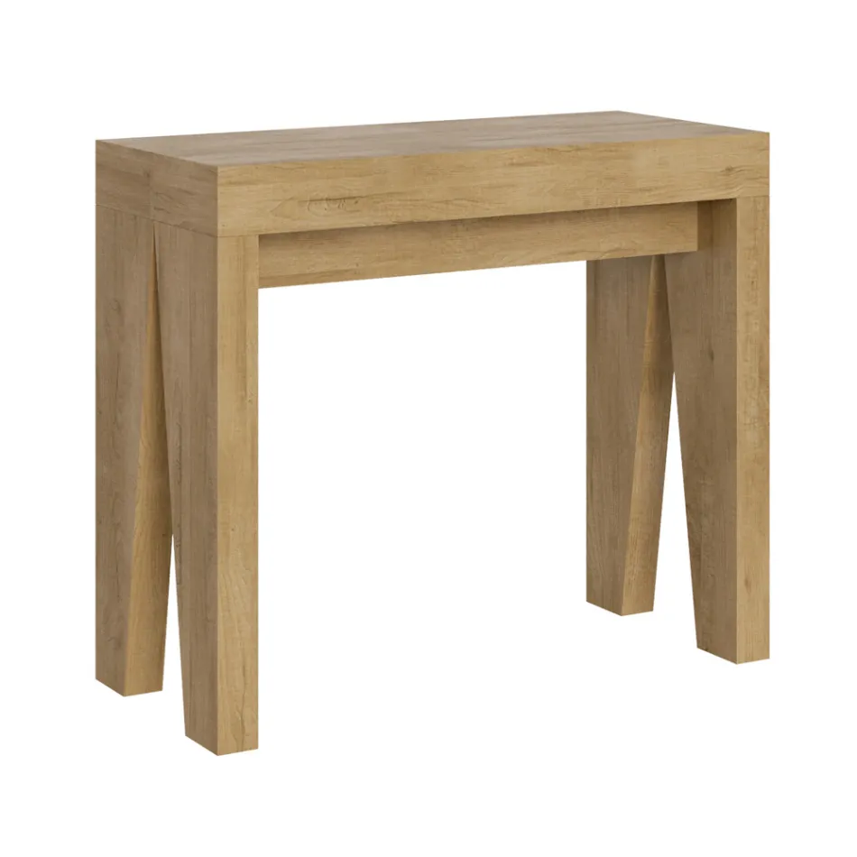 Uitschuifbare console verkrijgbaar in 2 verschillende maten Made in Italy - Grifone Viadurini