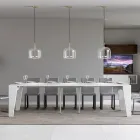 Uitschuifbare console verkrijgbaar in 2 verschillende maten Made in Italy - Grifone Viadurini