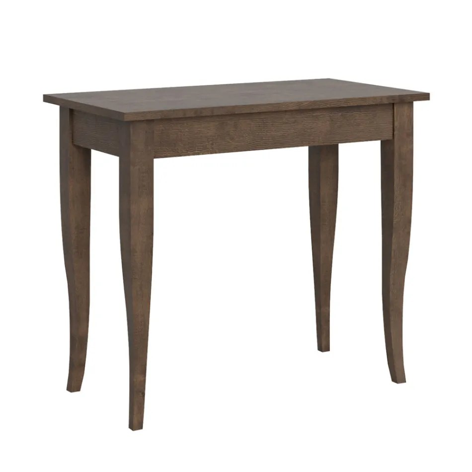 Uitschuifbare console Walnoot of witte essen afwerking Made in Italy - Folletto Viadurini