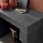 Uitschuifbare console tot 290 cm met houten blad Made in Italy - Seregno Viadurini