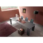 Uitschuifbare console tot 290 cm met houten blad Made in Italy - Seregno Viadurini