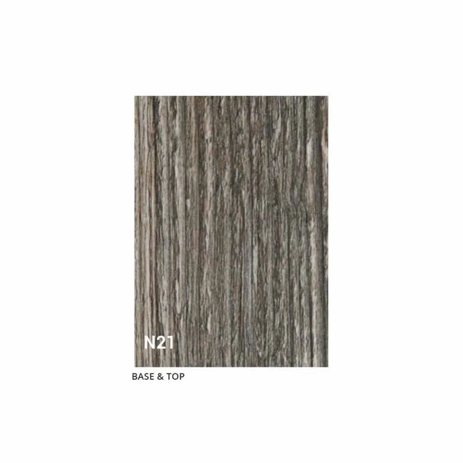 Uitschuifbare console tot 290 cm met houten blad Made in Italy - Seregno Viadurini