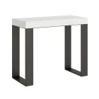 Uitschuifbare console tot 300 cm met antraciet frame Made in Italy - Giant Viadurini