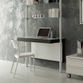 Uitschuifbare kristallen console met metalen structuur Made in Italy - jodium