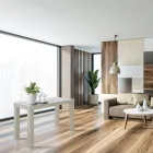 Uitschuifbare console in essenhout met verlengstukken Made in Italy - Gandalf Viadurini