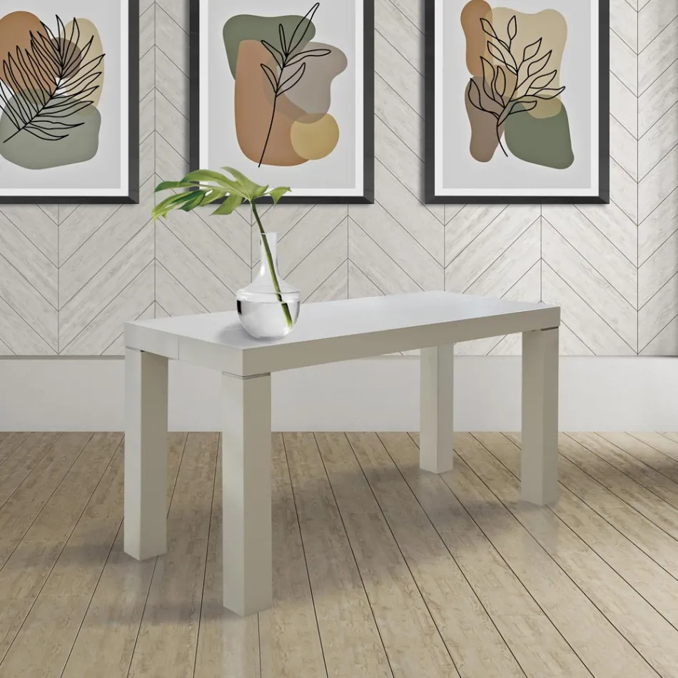 Uitschuifbare console in essenhout met verlengstukken Made in Italy - Gandalf Viadurini