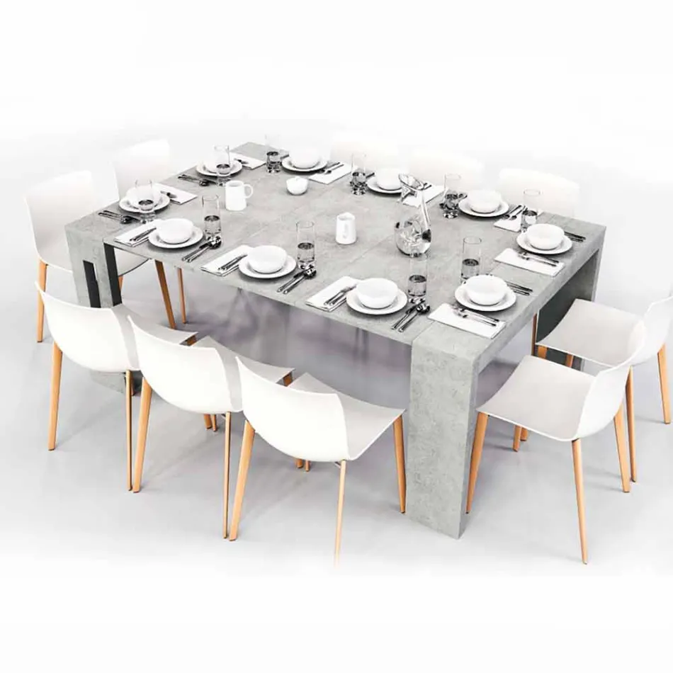 Extensible console in melamine met geïntegreerde extensies Ussana Viadurini