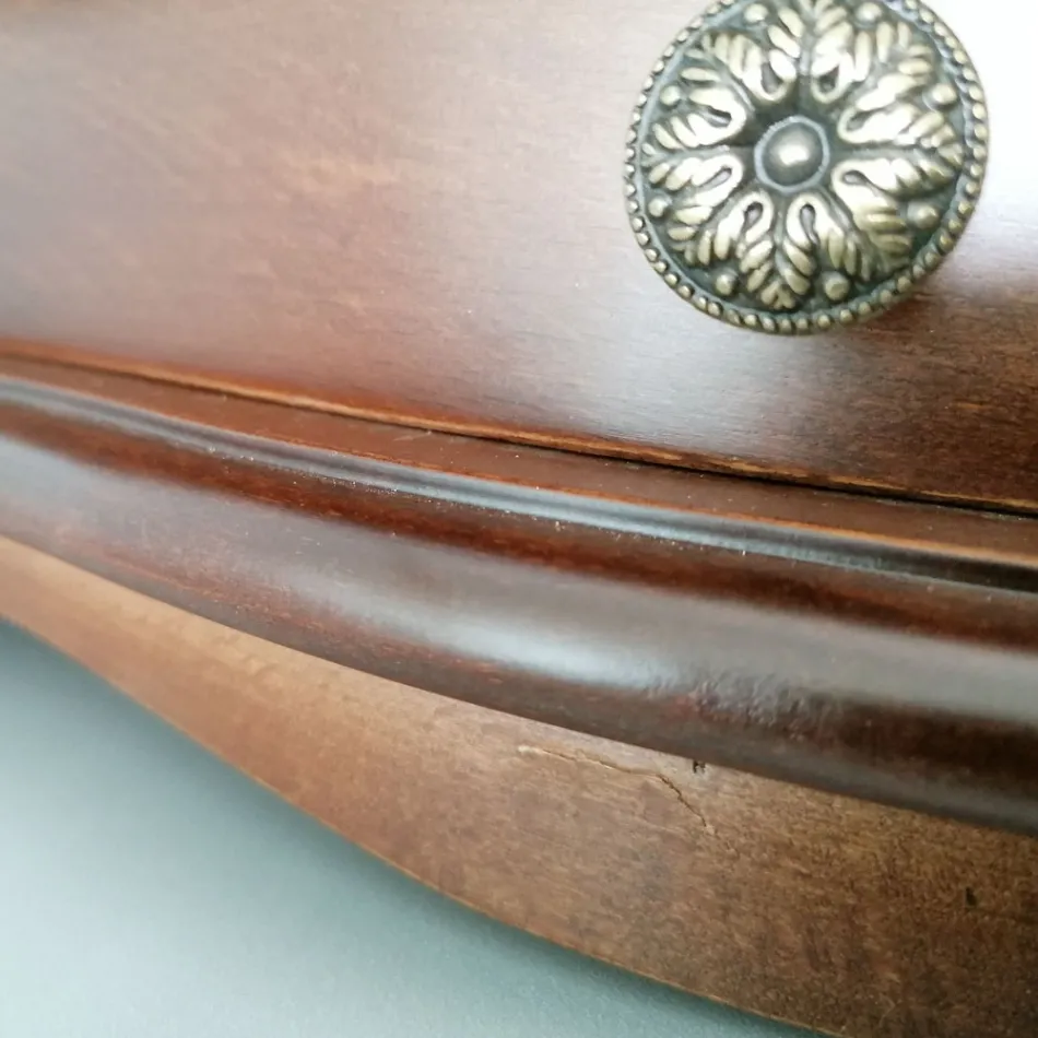 Bassano houten hangende console gemaakt in Italië - Tinia Viadurini