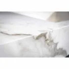 Badkamerconsole Geïntegreerde wastafel en hangende plank in Gres 4 afwerkingen - Rampina Viadurini