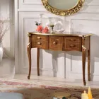 Klassieke houten console 3 of 5 luxe laden Made in Italy - London Viadurini