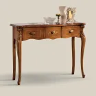 Klassieke houten console 3 of 5 luxe laden Made in Italy - London Viadurini
