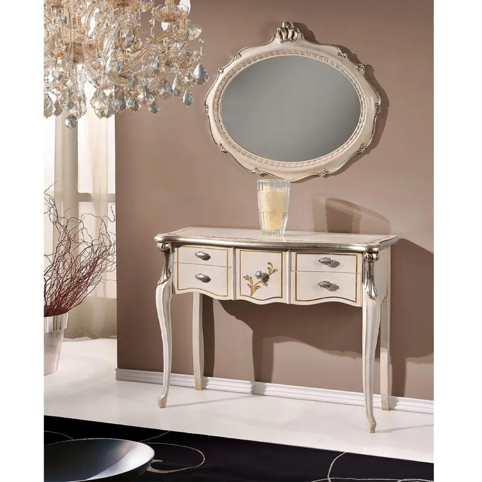 Klassieke houten console 3 of 5 luxe laden Made in Italy - London Viadurini