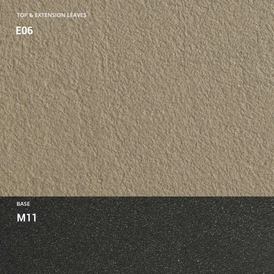 Console met morteleffect bovenblad en metalen onderstel Made in Italy - Timedio Viadurini