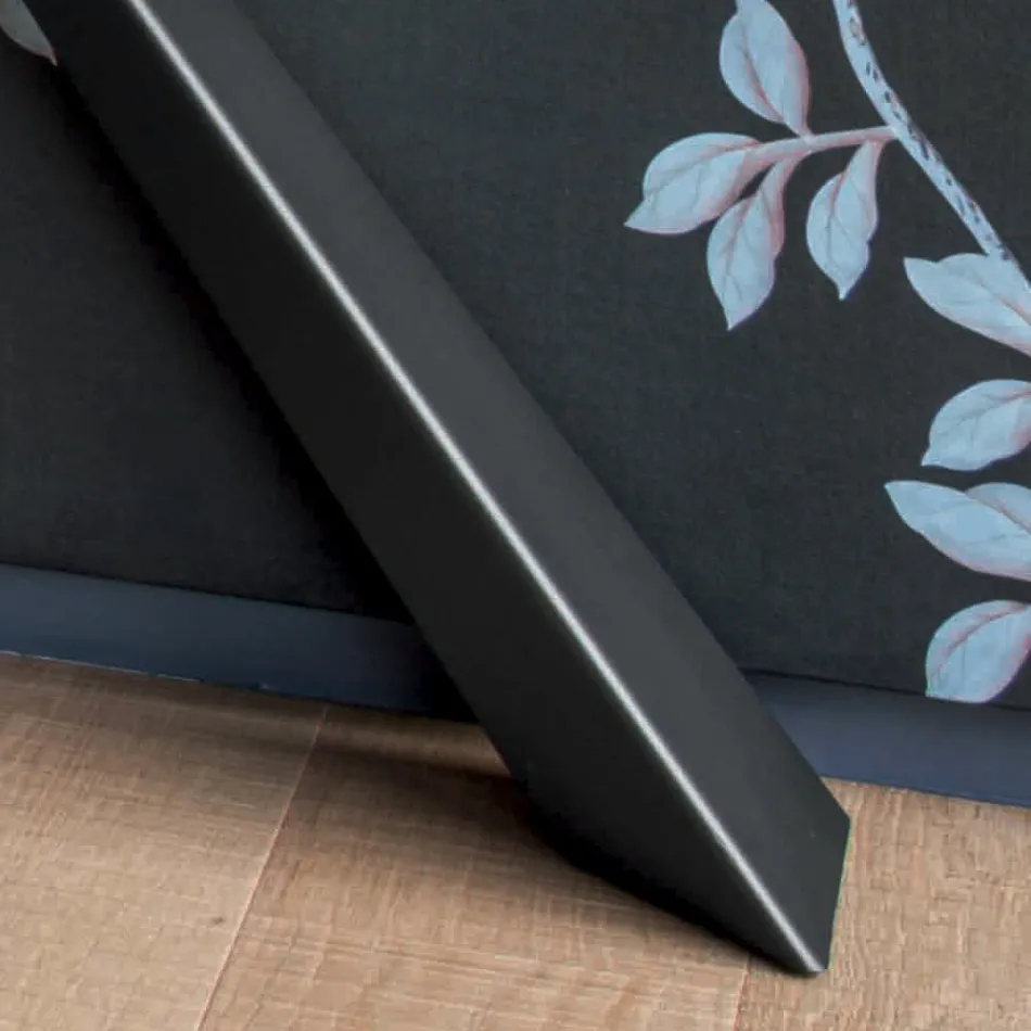 Console met morteleffect bovenblad en metalen onderstel Made in Italy - Timedio Viadurini