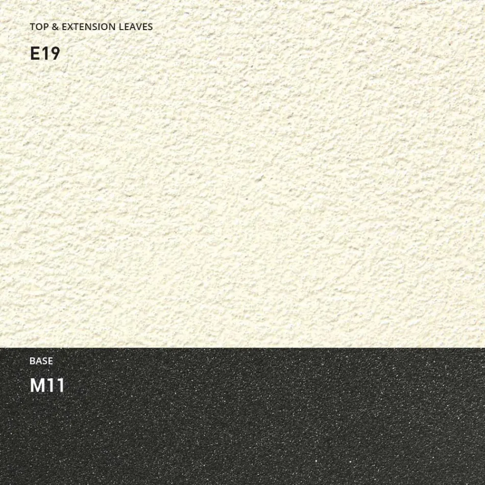 Console met morteleffect bovenblad en metalen onderstel Made in Italy - Timedio Viadurini