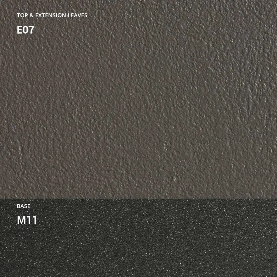 Console met morteleffect bovenblad en metalen onderstel Made in Italy - Timedio Viadurini