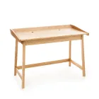 Console met pc-bureau in MDF en hout - Voetbal Viadurini