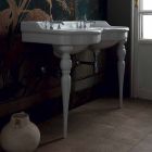Klassieke badkamerkamer met dubbele kom gemaakt in Italië, Magda Viadurini