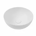 Badkamerconsole met wastafel en plank in porseleinen aardewerk 4 afwerkingen - Ramina Viadurini