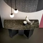 Gemaakt in Italië Design Console in keramiek en glas - willekeurig Viadurini