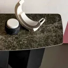 Gemaakt in Italië Design Console in keramiek en glas - willekeurig Viadurini