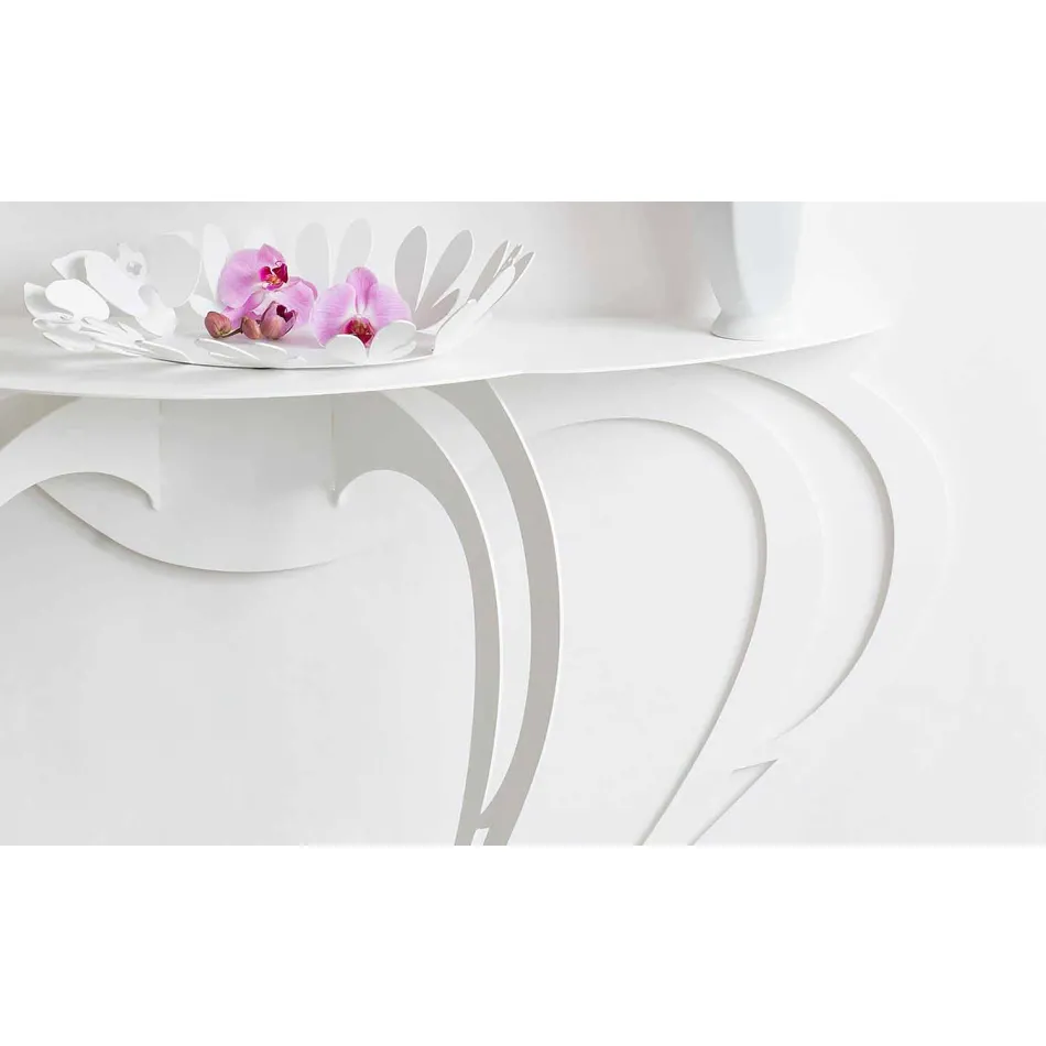 Moderne stijl Consolle in gekleurd ijzer gemaakt in Italië - Barbata Viadurini