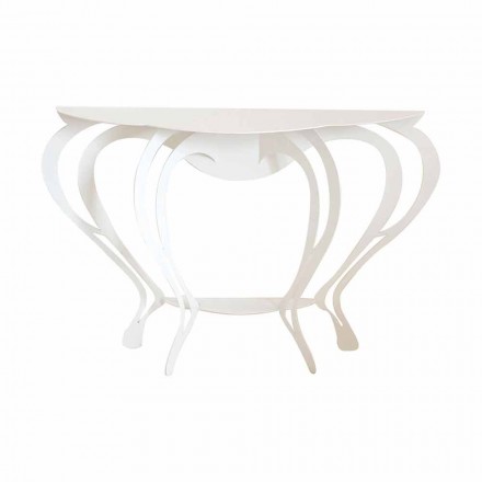 Moderne stijl woonkamer console in gekleurd ijzer Made in Italy - Barbata Viadurini