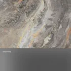 Designconsole met marmeren blad en glazen voet Gemaakt in Italië - Molino Viadurini