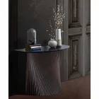 Houten designconsole met marmeren steengoed blad Made in Italy - Oxide Viadurini