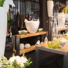 Ontwerp Console rechthoekige dubbele plank in eiken Aida Viadurini